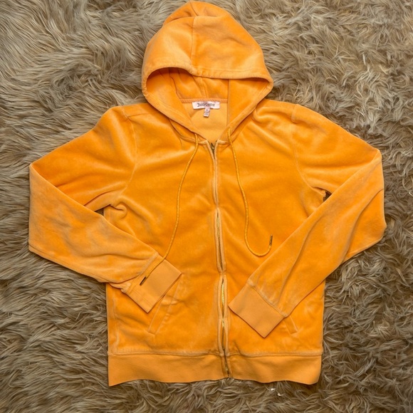 Juicy Couture Jackets & Coats Vintage Orange Juicy Couture Velour